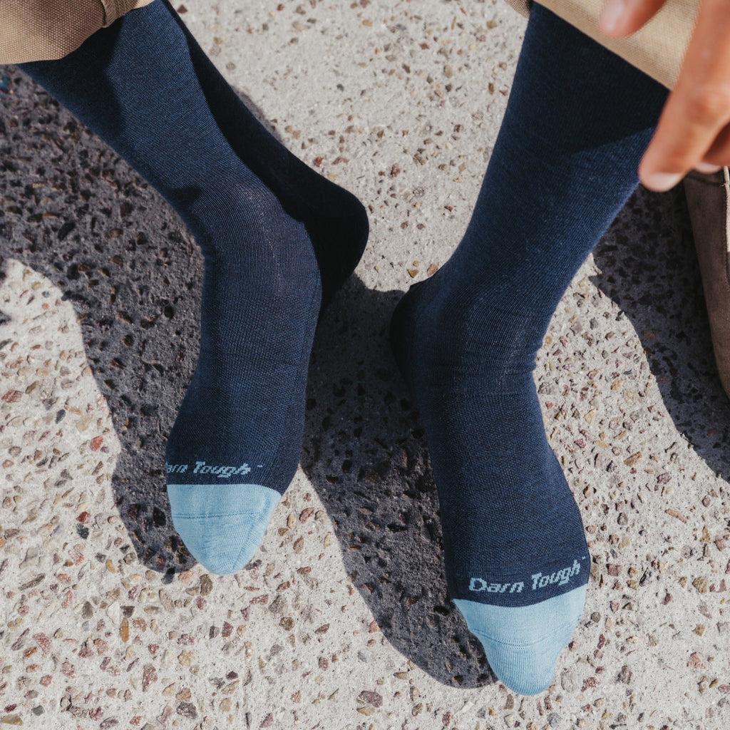Men's Solid Crew Lightweight Lifestyle Socks