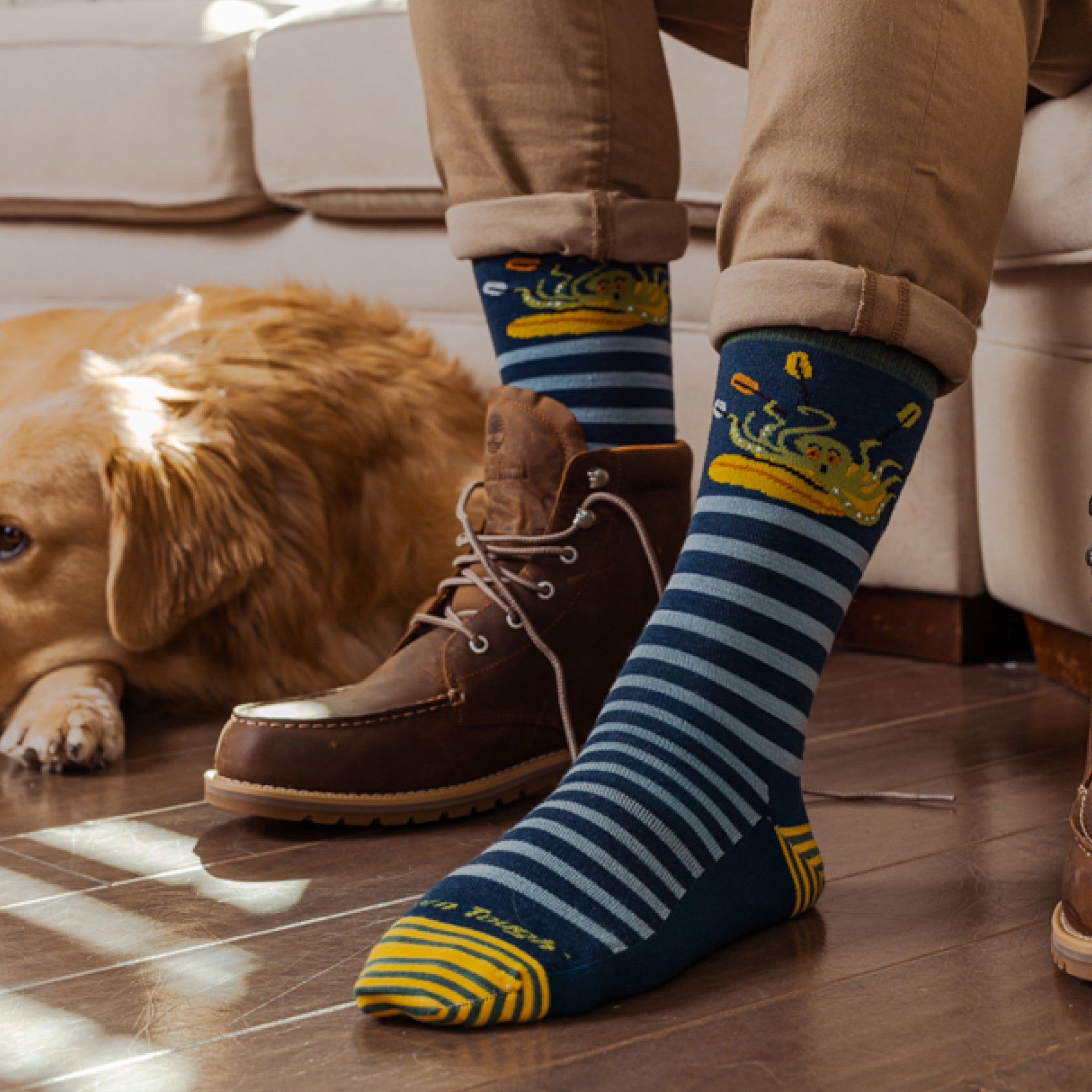 Men's Animal Haus Crew Lightweight Lifestyle Socks