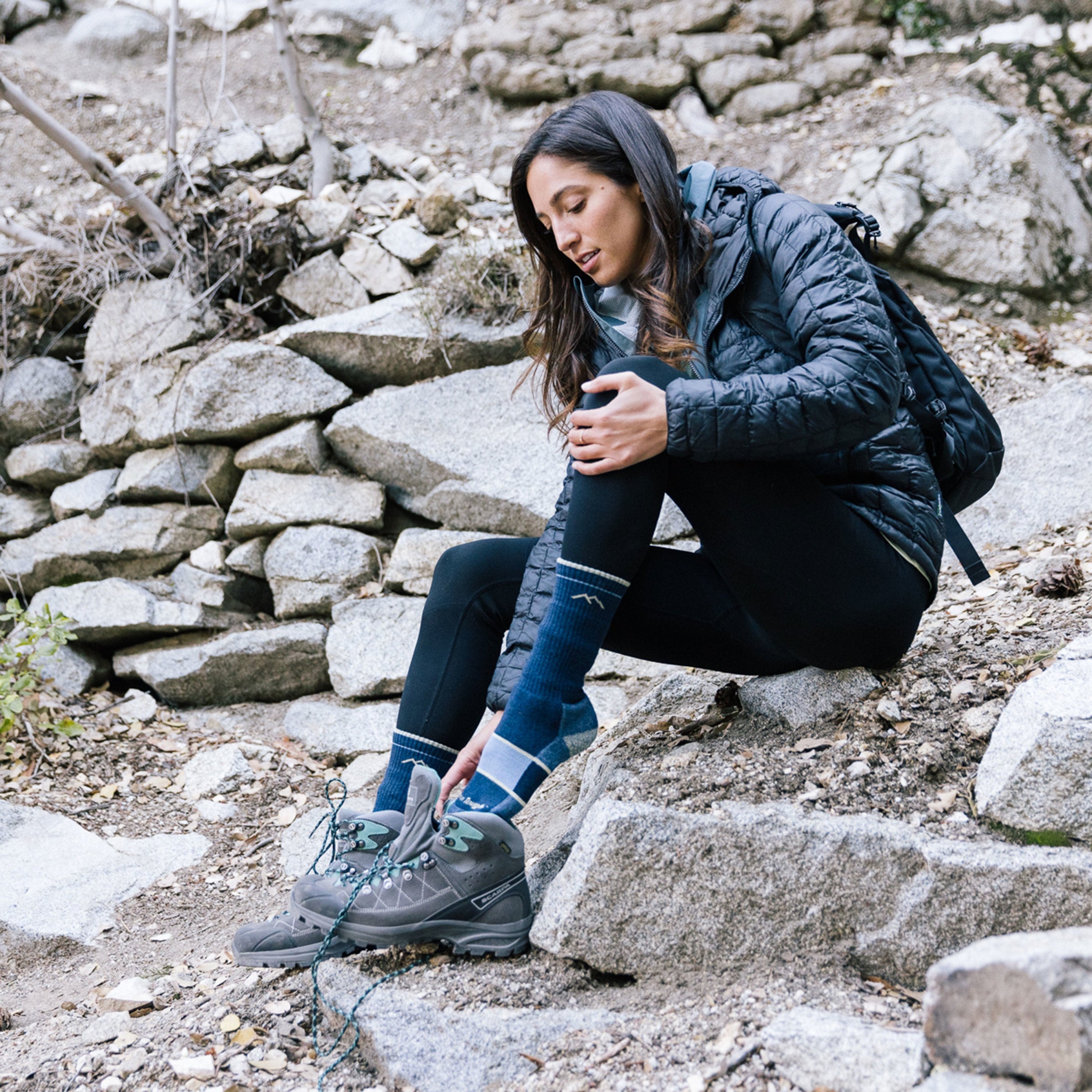 Women's Hiker Boot Full Cushion Midweight Hiking Socks