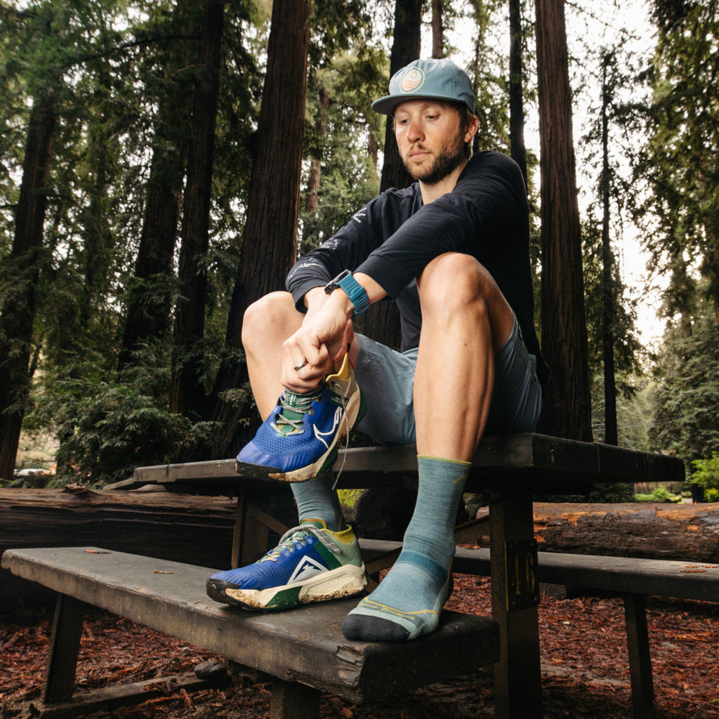 Men's Light Hiker Micro Crew Lightweight Hiking Socks