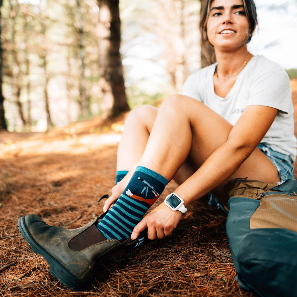 Women's Animal Haus Crew Lightweight Lifestyle Socks