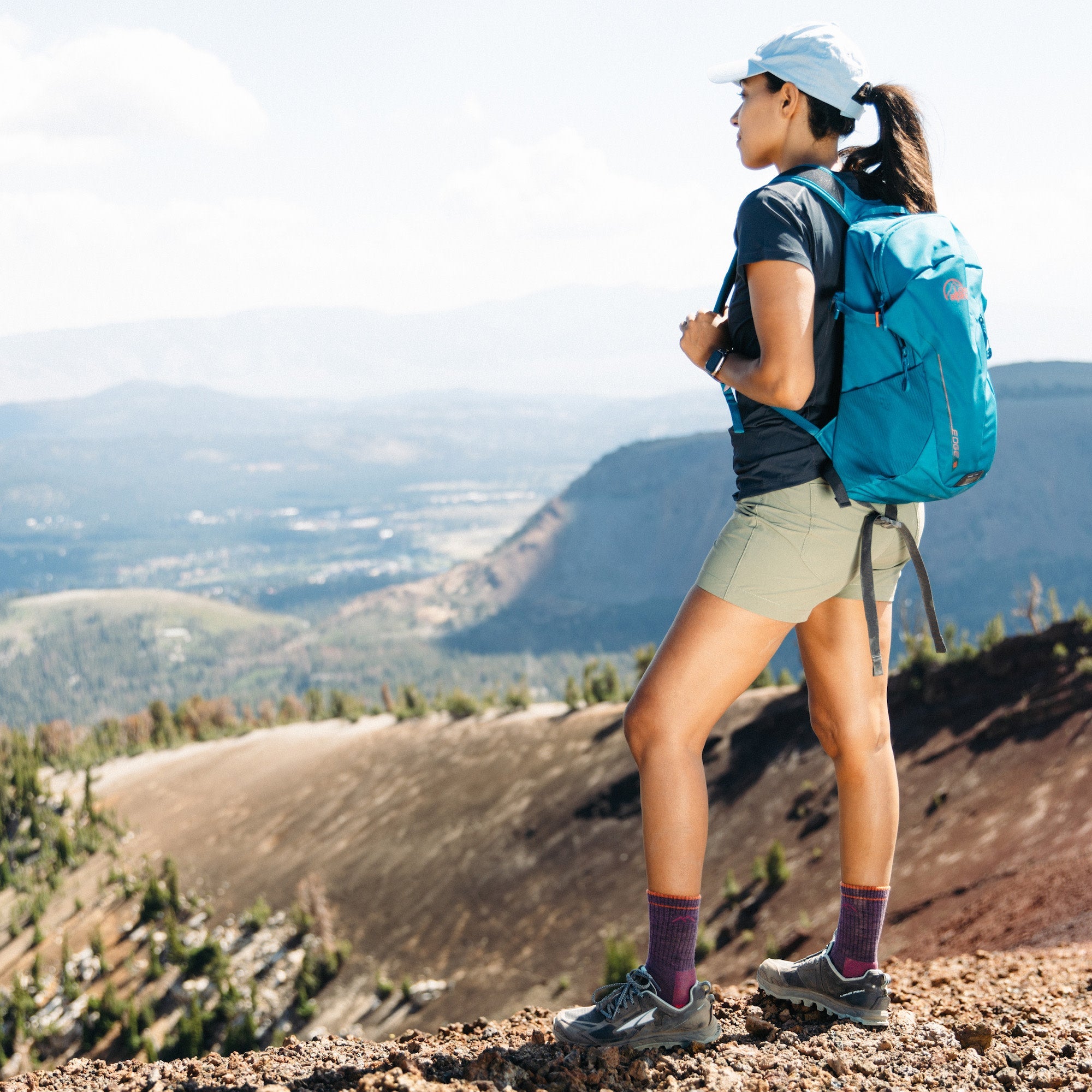 Women's Hiker Micro Crew Midweight Hiking Socks