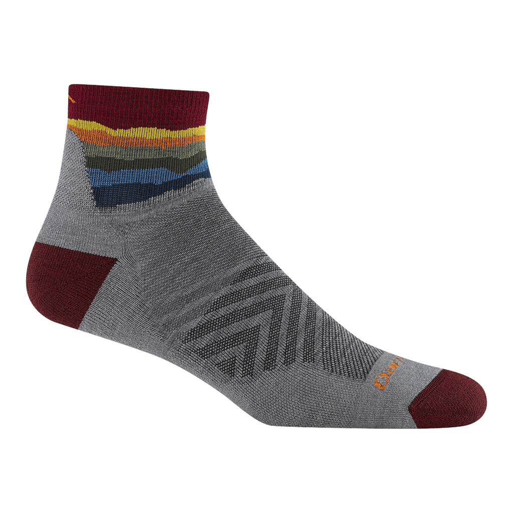 Men's Run Quarter Cushioned Ultra-Lightweight Running Socks