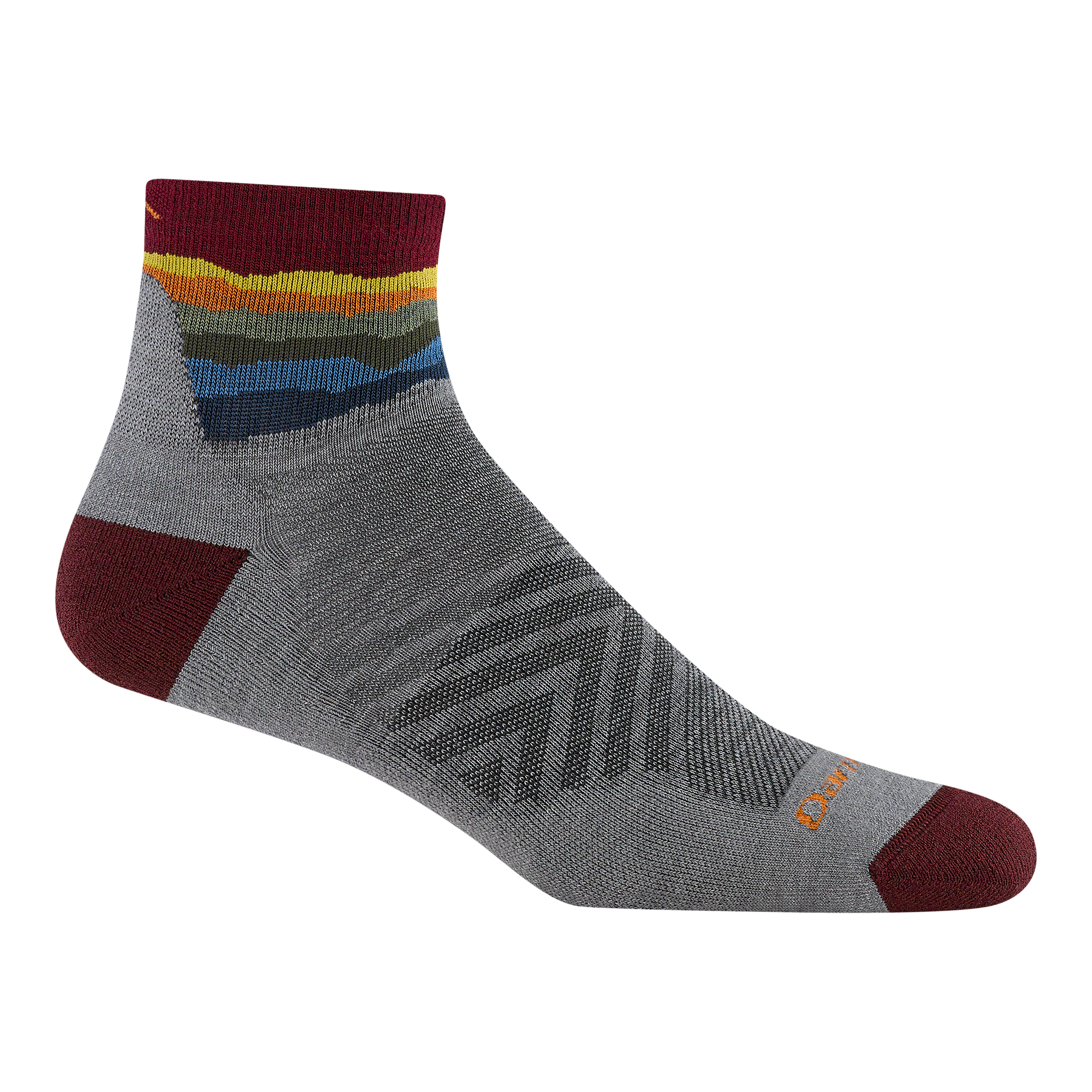 Men's Run Quarter Cushioned Ultra-Lightweight Running Socks