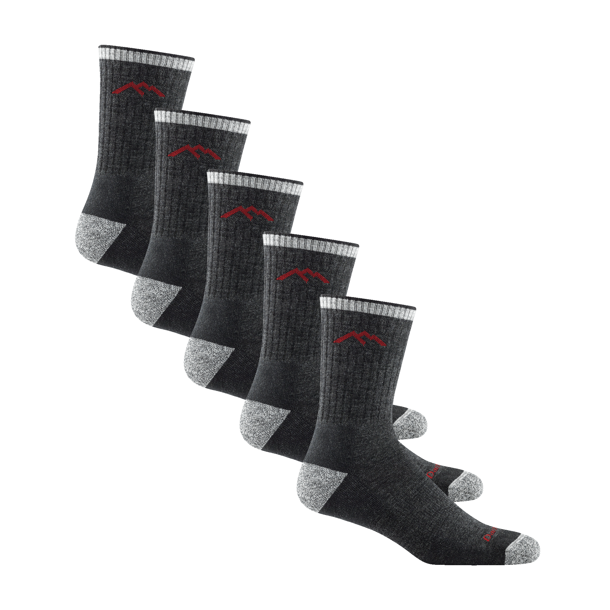 Men's Hiker Midweight Micro Crew 5-Pack