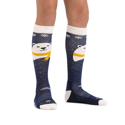 Kids Polar Bear Over-the-Calf Midweight Ski & Snowboard Socks
