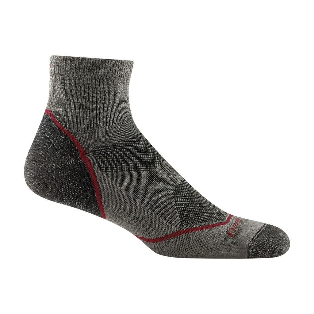 Men's Light Hiker Quarter Lightweight Hiking Socks