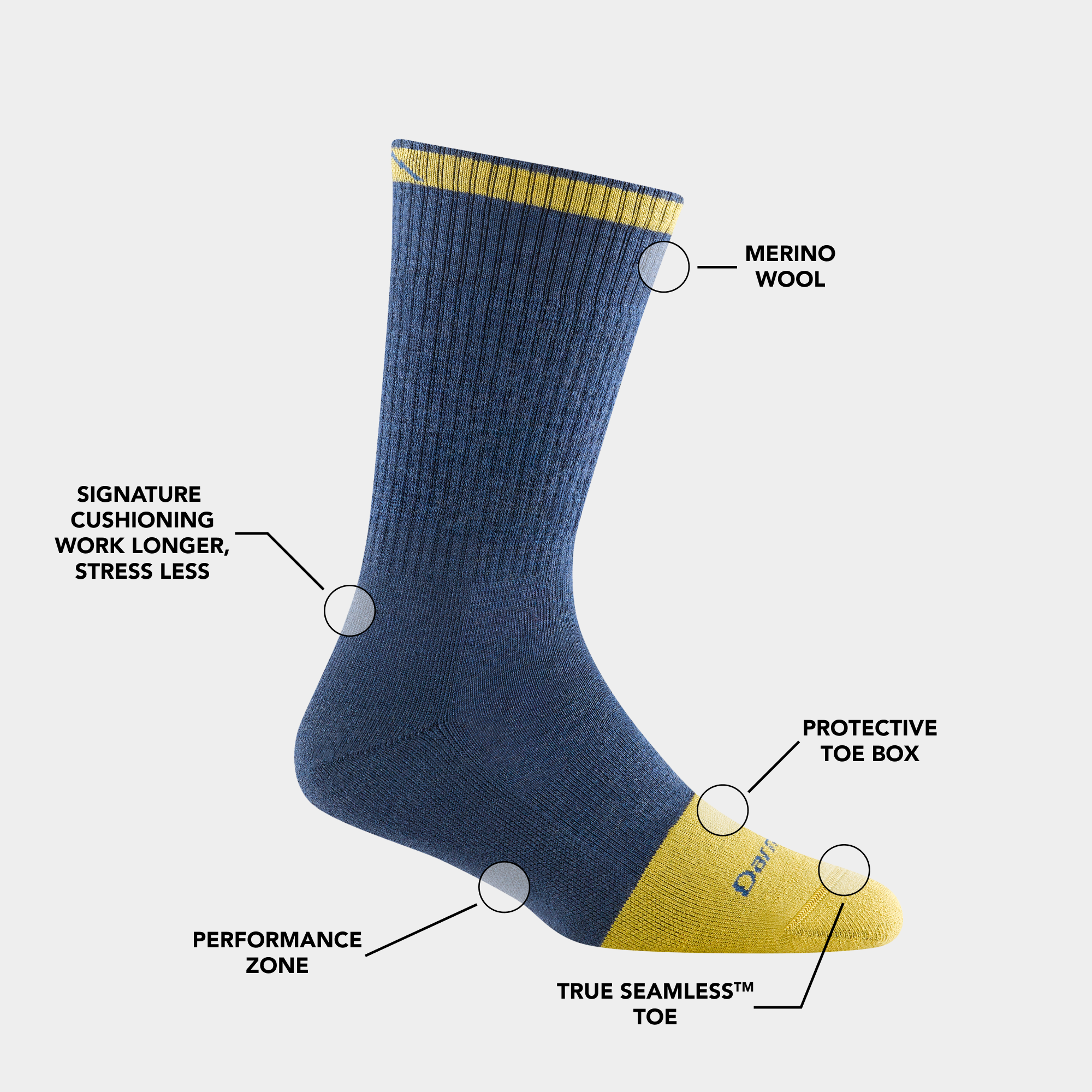 Women's Steely Boot Midweight Work Socks